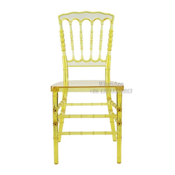 Resin Napoleon chair In Yellow Color