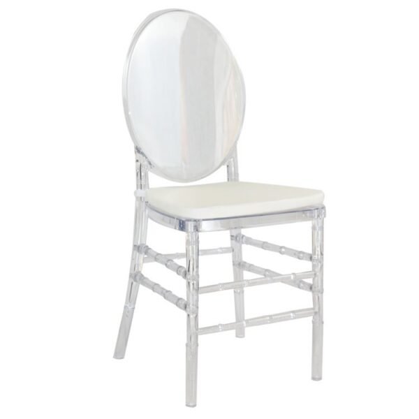 Round Back Clear Chairs For Event