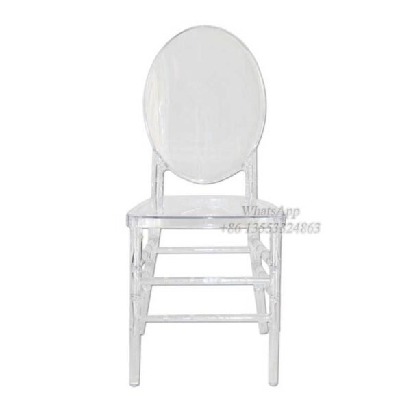 Round Back Clear Chairs For Wedding