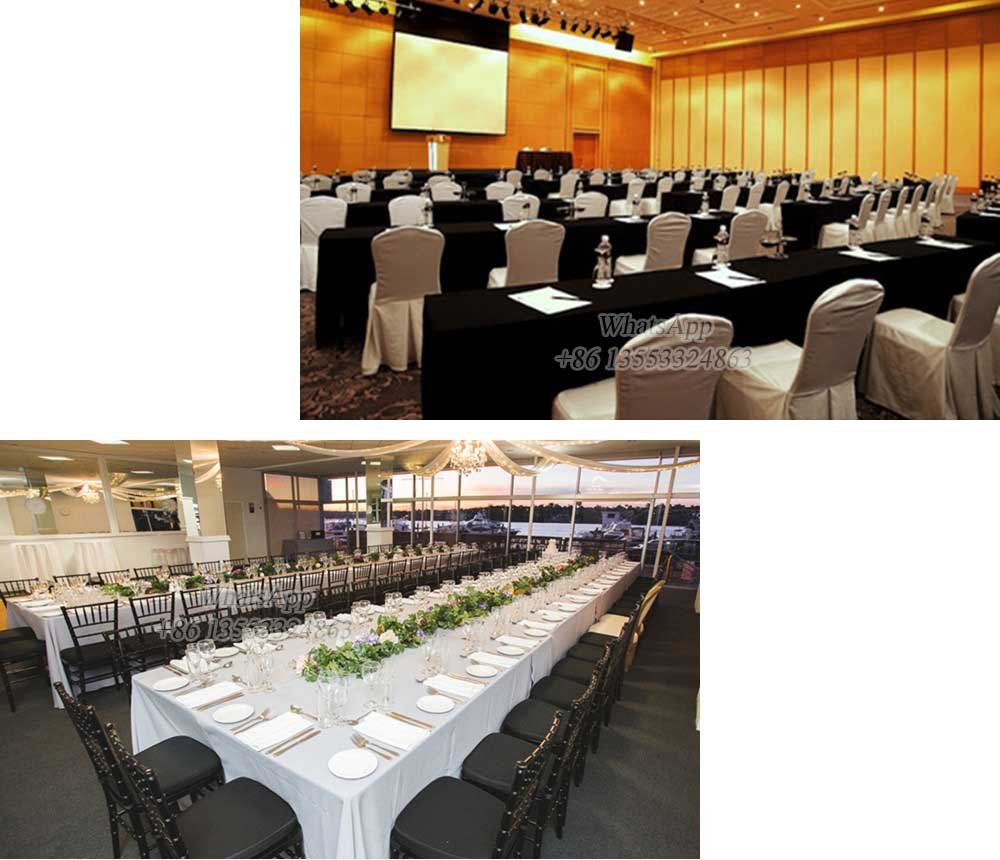 IBM Folding Table With Banquet Chairs