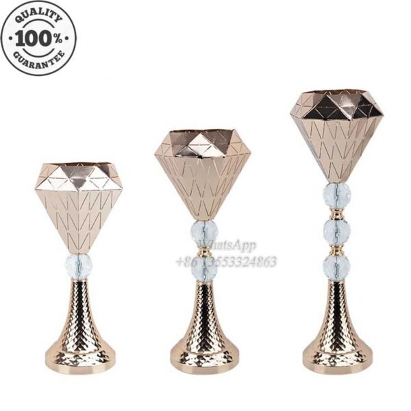 Crystal Gold Flower Vase Supplier